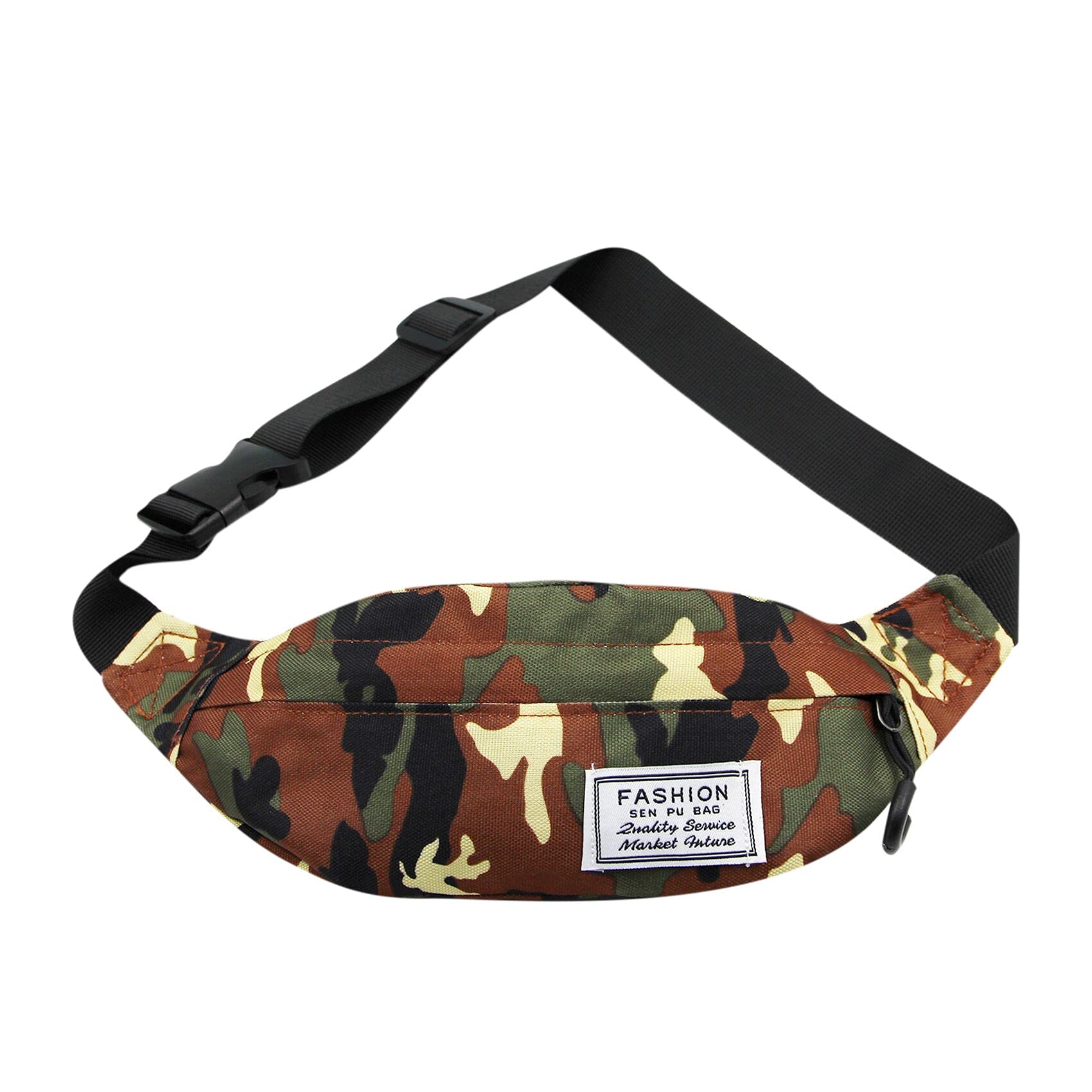 AIBEARTY Kids Fanny Pack Boys Small Camouflage Waist Pack Belt Waist Bag Pack Pouch with Adjustable Strap for Children Sport Running, Camping, Trip