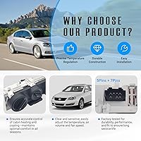 Vista 4 de 599-153 Módulo de control climático para Volkswagen Beetle Jetta Golf Cabrio 1994-2010 1C0820045E01C 7 PINS