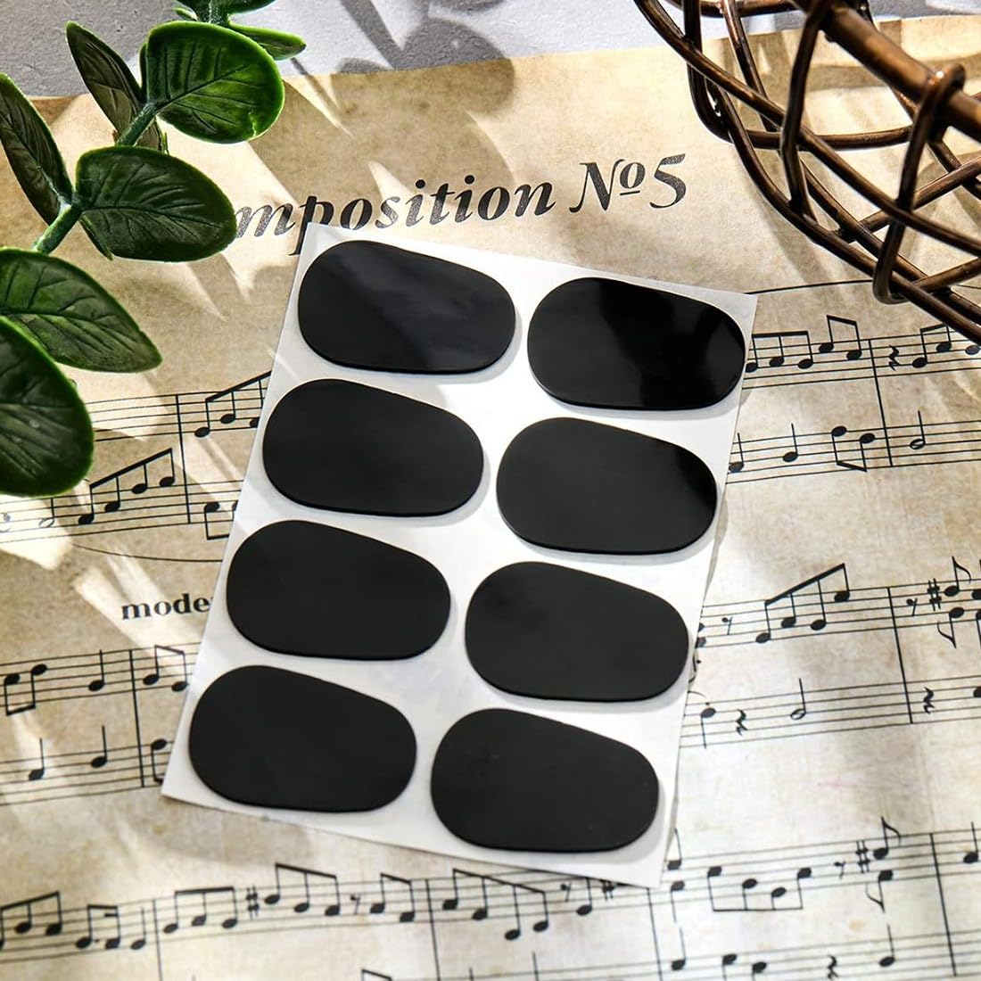 8 Patch Per Bocchino Sassofono E Clarinetto - Cuscinetti In Gomma Nero 0.3mm, Per Soprano, Alto, Tenore - Foto 11