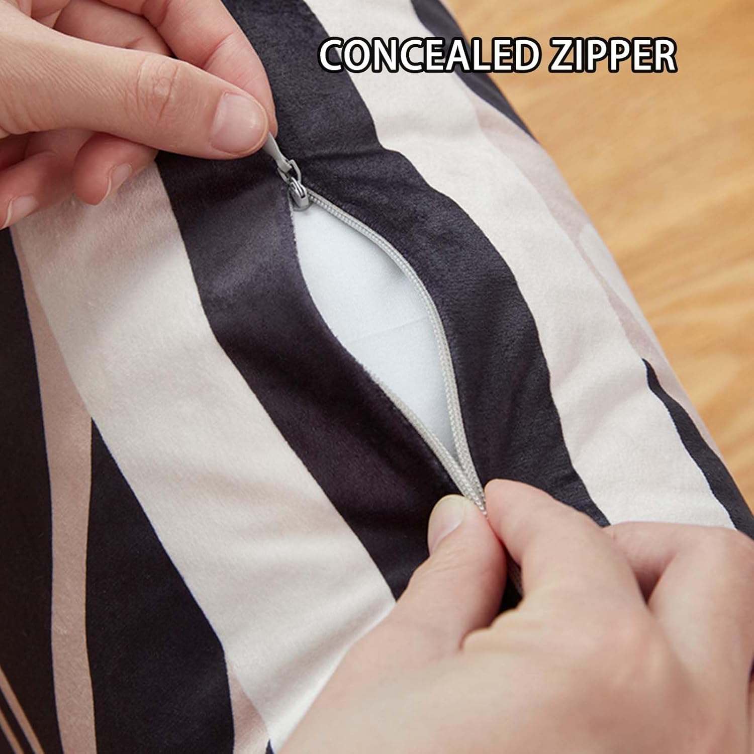 枕、枕カバー、腰椎枕、生地のフレンチソファクッション、印刷されたリビングルームの装飾、ニュートラルな色調 A 50x50cm