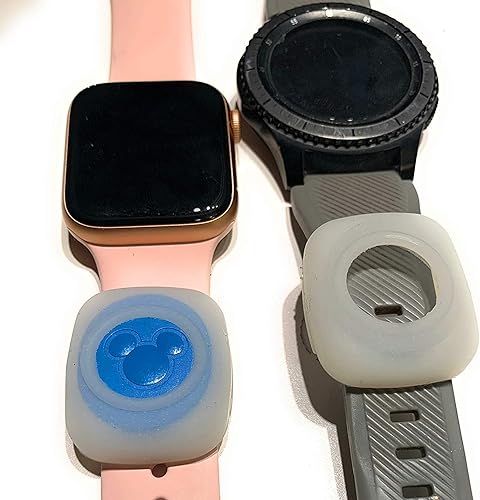 Miniatura 7 de Disney Magicband 2 Puck Holder color Clear Glow in the Dark (2 unidades) Bitbelt, Claro que brilla en la oscuridad, Moderno