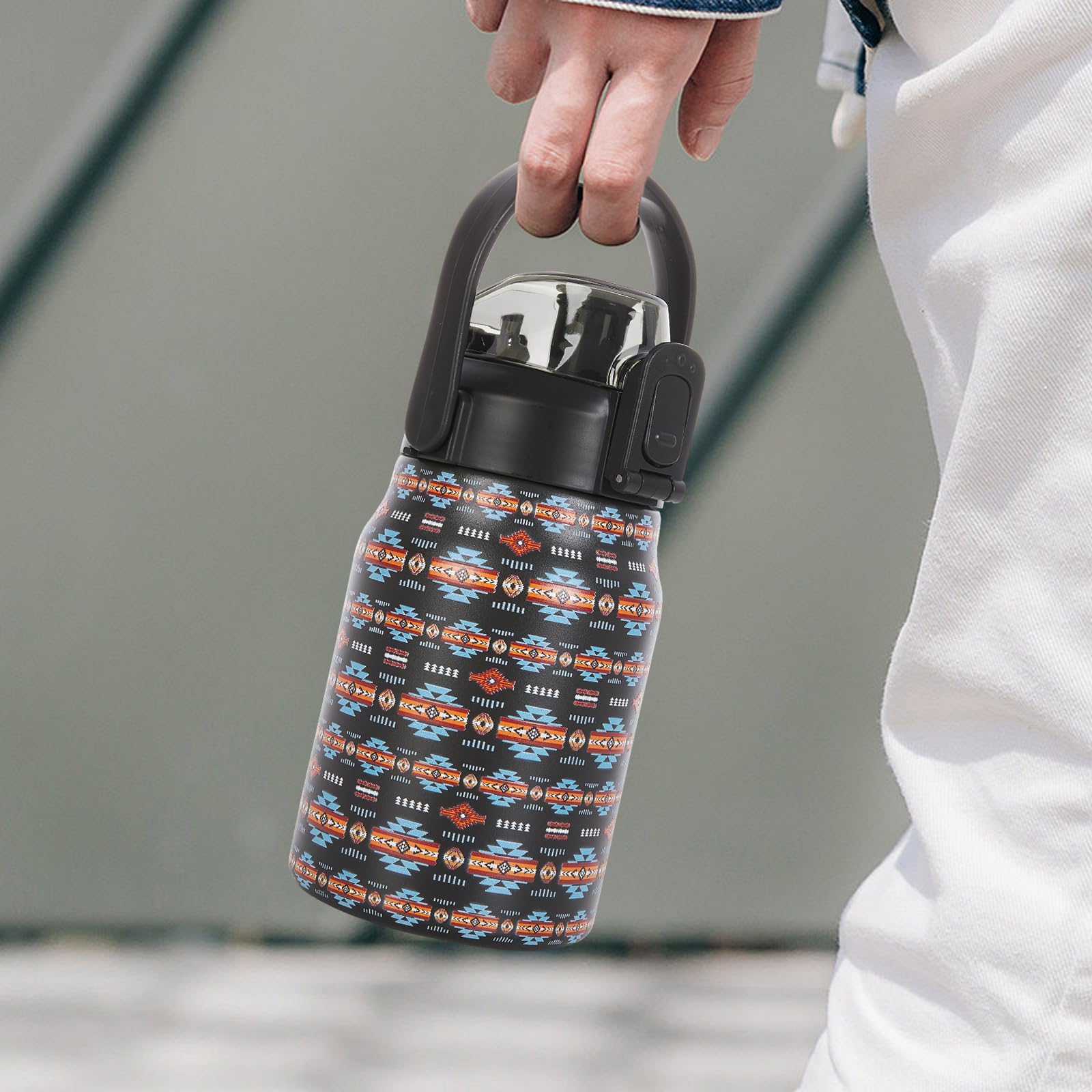 Amazon.com: 34 OZ Insulated Water Bottle With Handle Cup, Metal