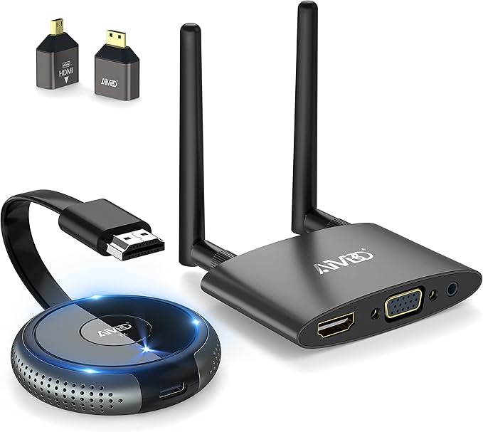 HDMI Wireless 4K/5G, Wireless HDMI Transmitter and Receiver, Kabelloser