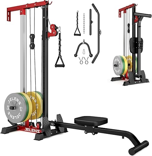 Vista 10 de RC01 - Máquina plegable LAT desplegable con asiento ajustable, estación de cable de montaje en pared con 16 posiciones ajustables, máquina de cable