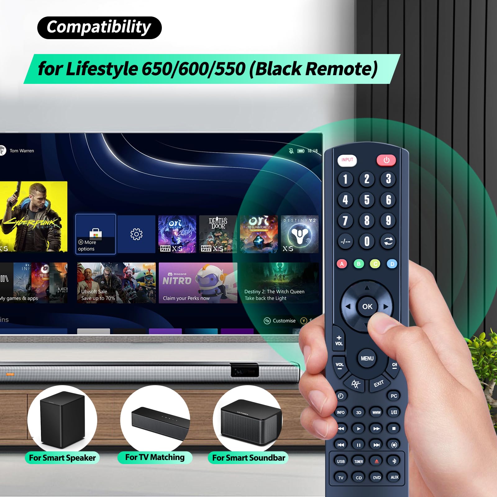 Amazon.com: New Replacement Remote Control for Bose Lifestyle 650