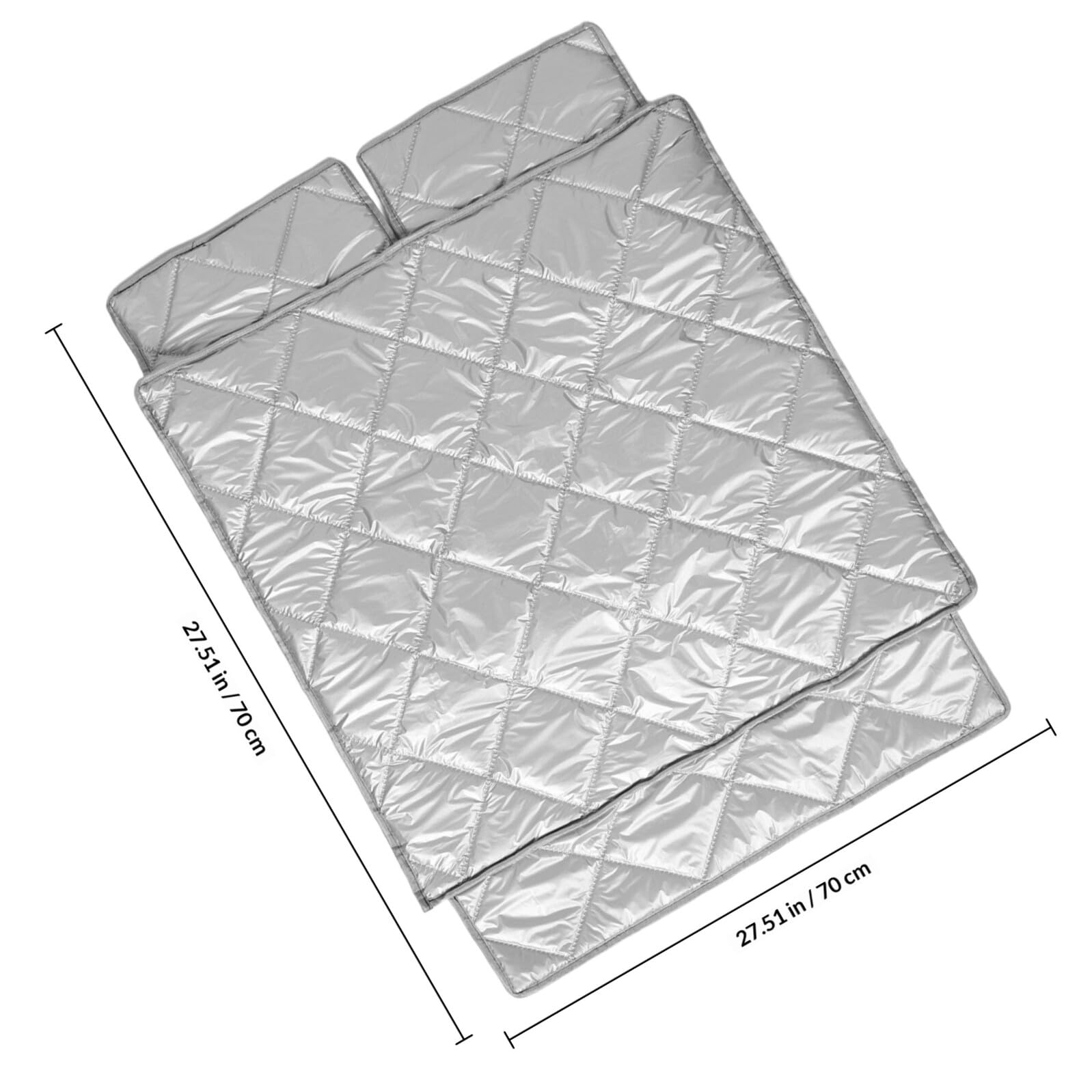 Sonnenschutz Kühlschrankabdeckung aus Aluminiumfolie und Oxford Stoff mit Magnet für Gefrierschränke und Haushaltsgeräte