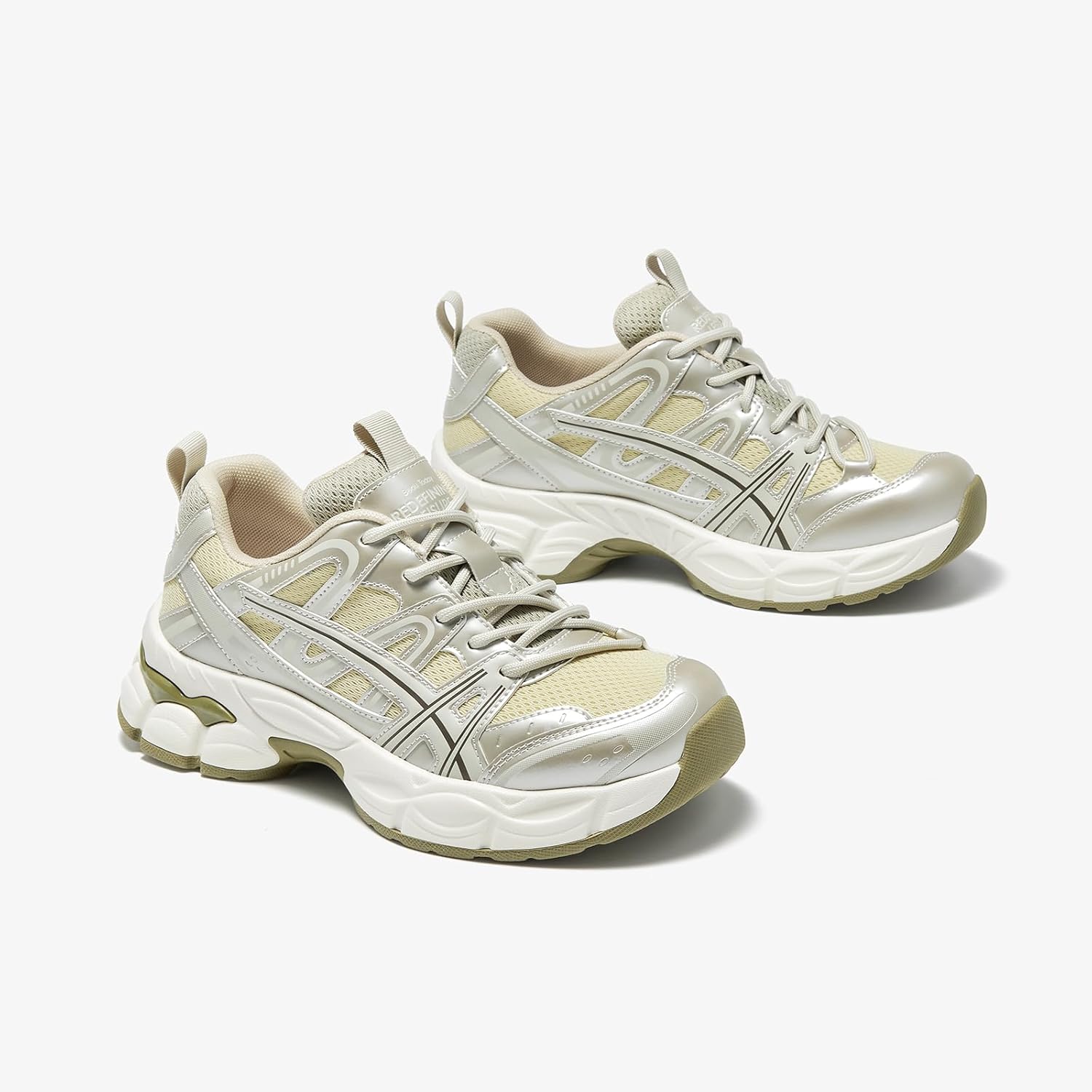 BEAU TODAY Womens Chunky Sneakers，Fashion Platform Sneakers for Women, Comfortable Casual Walking Sneakers, Lightweight Lace Up Dad Shoes - Image 5