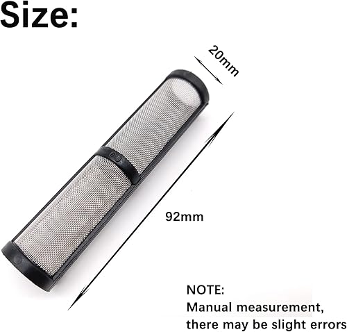 Miniatura 2 de 246384 Colector de bomba colector 60 malla para pulverizadores de pintura sin aire Graco 390 395 490 495 595 (paquete de 3)