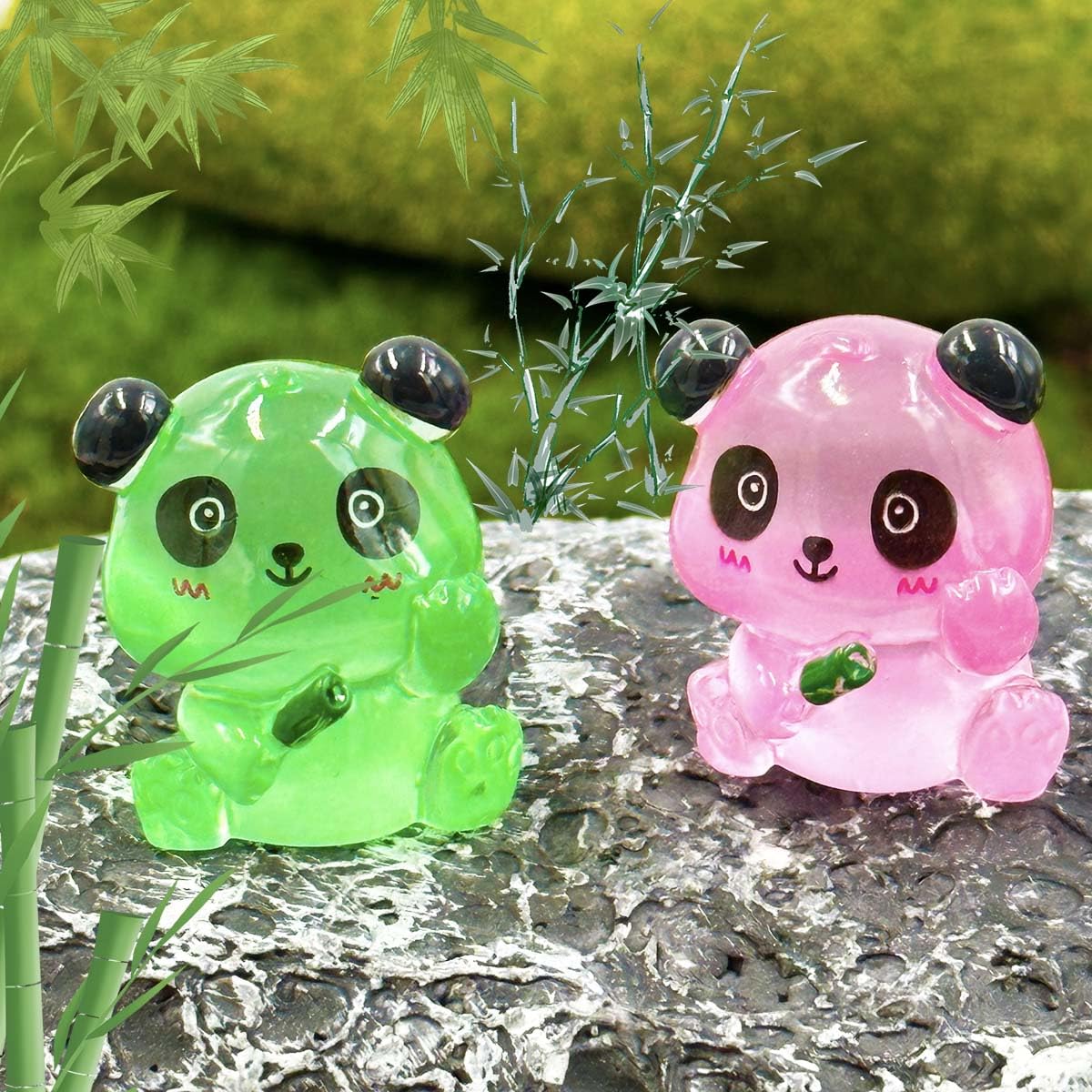 Statue en résine d'un Mini Panda couché Réaliste | Déco et Artisanat Statue en résine d'un Mini Panda couché Réaliste | Déco et Artisanat