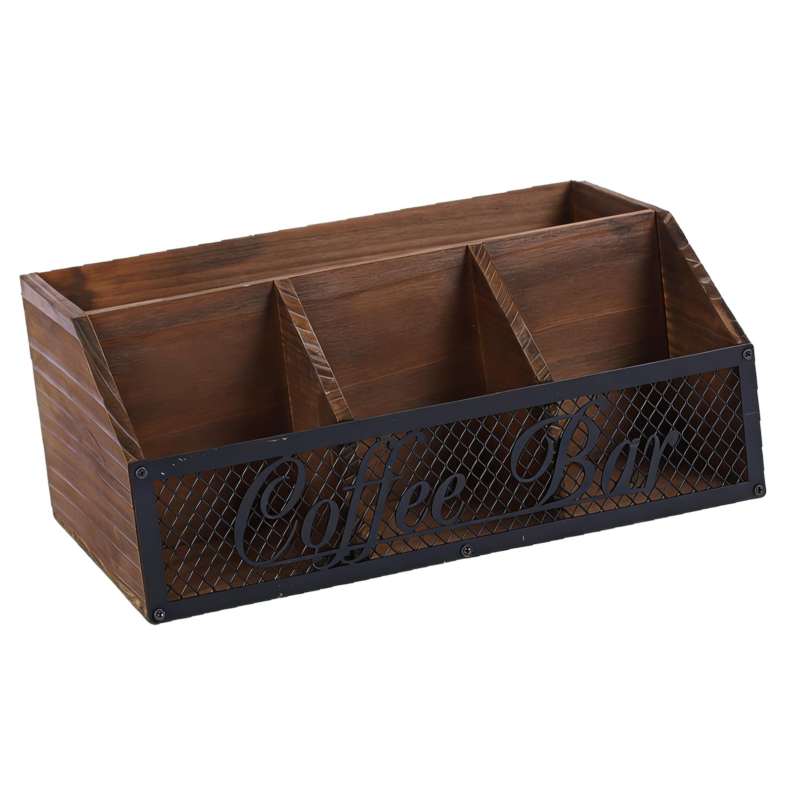 Kaeltsyn Coffee Space Holder Featuring Elegant Lettering and Build for Beans Pods and Cups Coffee Accessories Rack