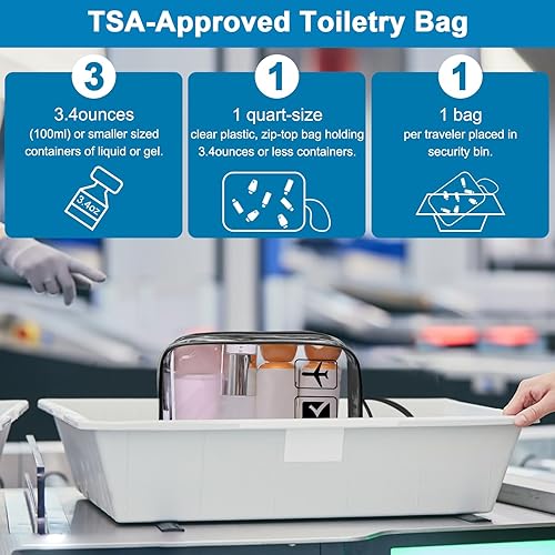 Miniatura 2 de ANRUI Bolsas de maquillaje transparentes para mujeres, bolsa de maquillaje pequeña para niñasniños, bolsa organizadora de artículos de tocador de