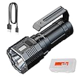 Fenix LR60R 21,000 Lumen Super Bright Flashlight, USB-C Fast Charging Rechargeable Long Throw High Lumen with Spotlight and Floodlight and Organizer