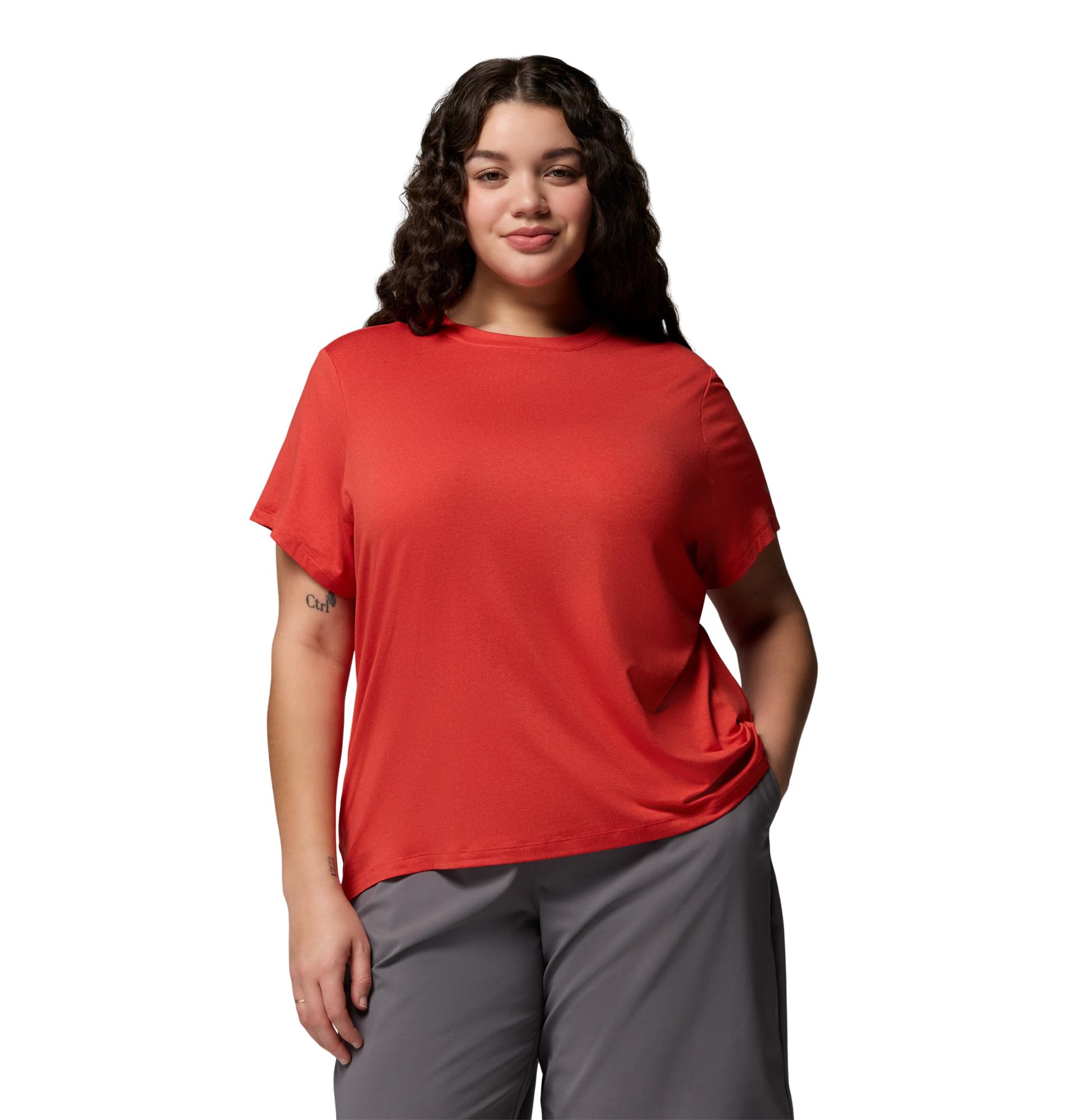 Columbia Maglietta da donna Parsons Point a maniche corte con logo