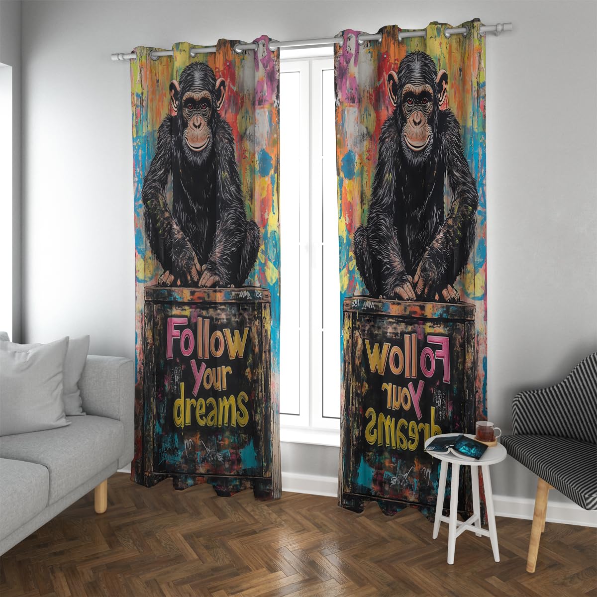 Rideaux isolés thermiquement pour stopper le froid de la porte-fenêtre de patio