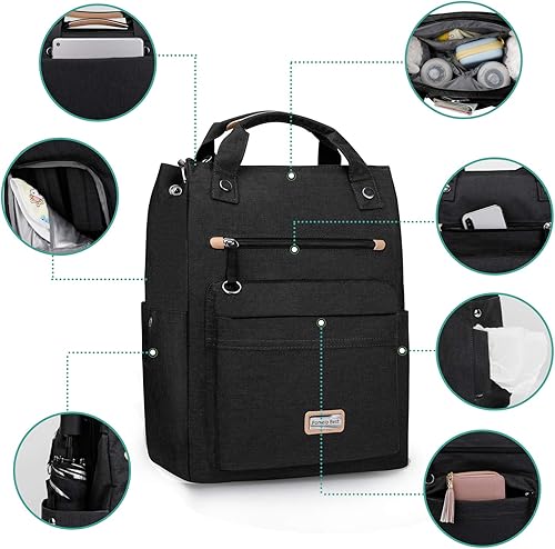 Miniatura 3 de Pomelo Best Mochila para pañales 3.0, Gris oscuro, Grande, Práctico