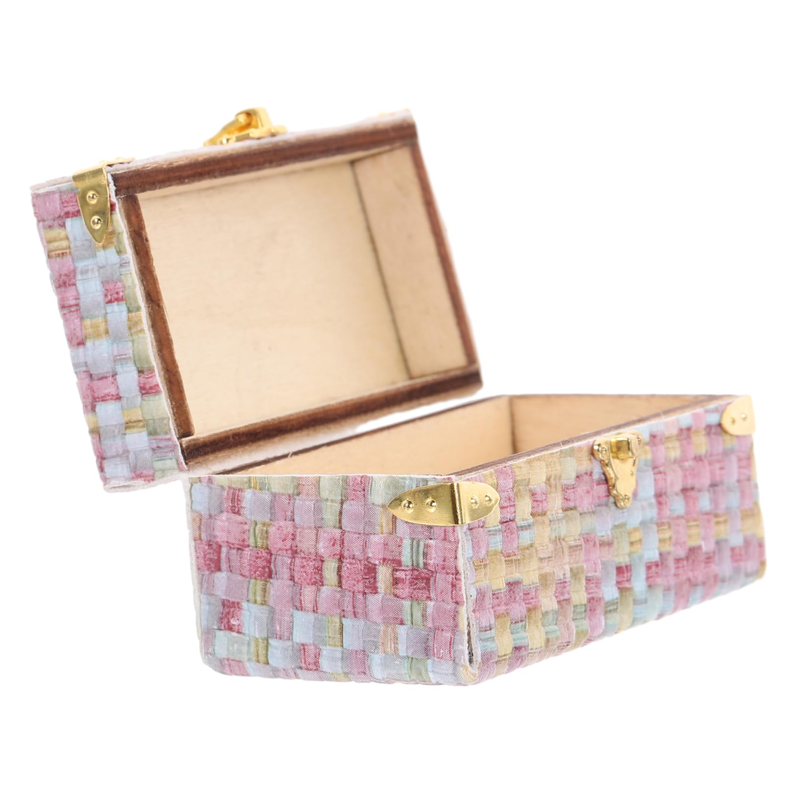Maison de Poupées Valise Miniature Vintage Bagage Case DIY-1/6 UNE Maison de Poupées Valise Miniature Vintage Bagage Case DIY-1/6 UNE