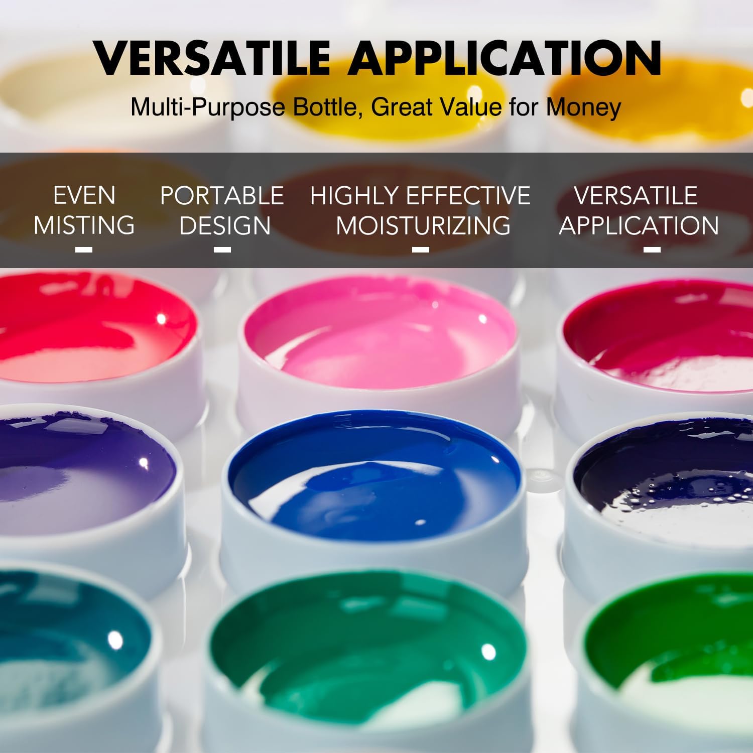Gouache Wetting Spray, Moisturizing Palette Spray for Gouache Paint - Reactivates Dry Pigments/Preventing Cracking, Professional Art Supplies & Gift for Artists and Hobbyists - 200ml (6.76 oz)