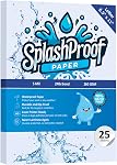 Printer Paper - 8.5" x 11", 5 Mil Waterproof Paper, Laser Printer & Copy Machine Compatible (8.5" x 11" - Letter, 100 Sheets)