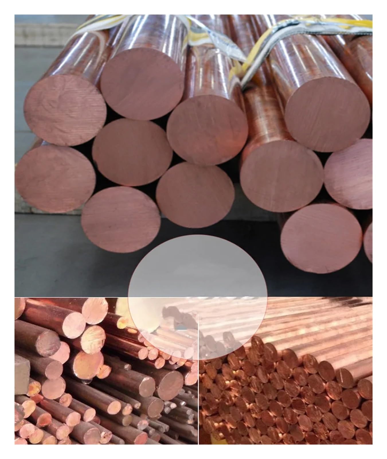 Barra di rame dia. 12, 14, 15, 16, 18, 20, 22, 25, 28, 30 mm. Barra di metallo in ottone. Lunghezza 150 mm, 250 mm, 400 mm. Scarico a matrice di rame puro solido.(400mm,Dia 12mm)