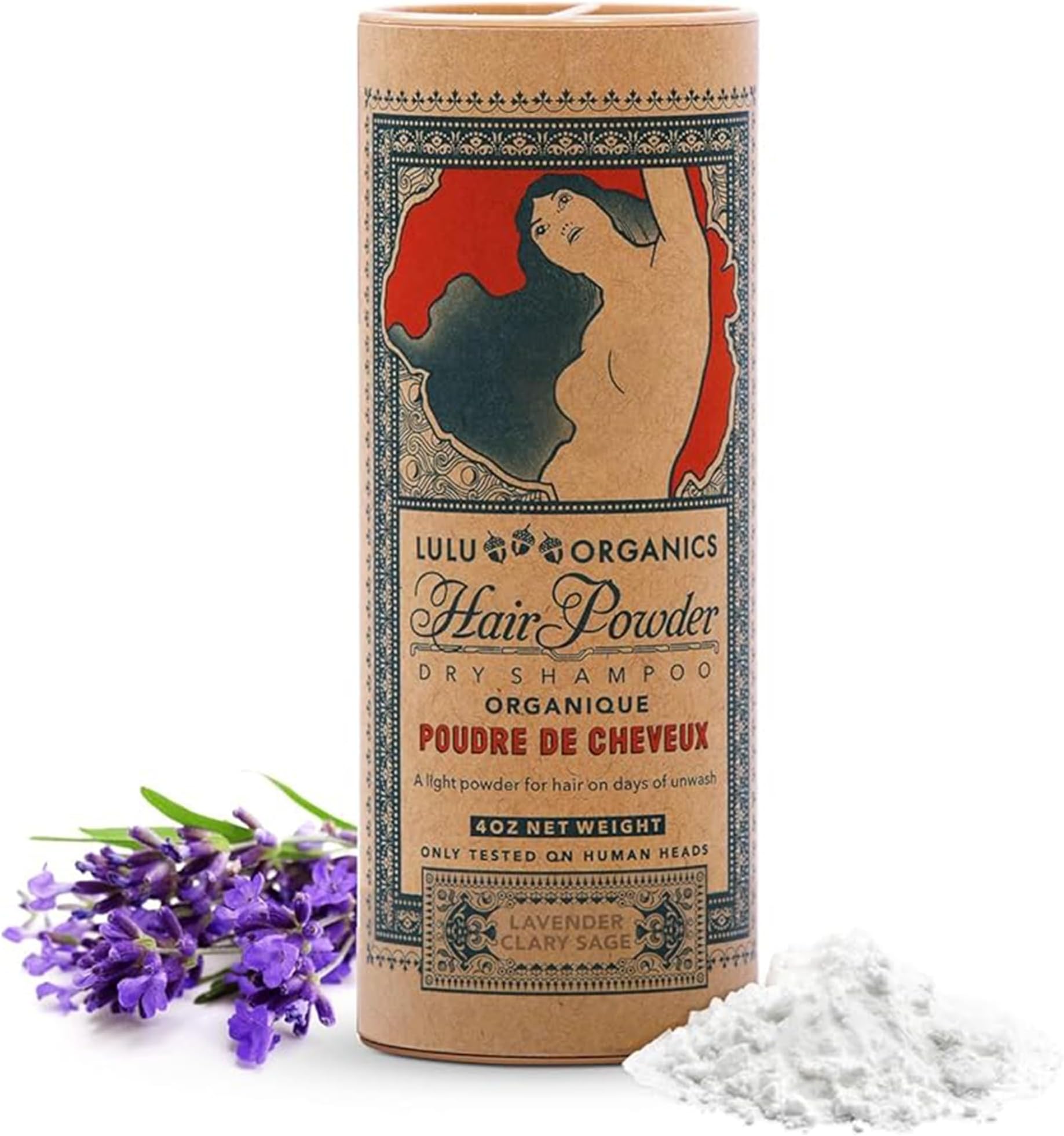 Lavender Powder Dry Shampoo by Qet Botanicals Beauty