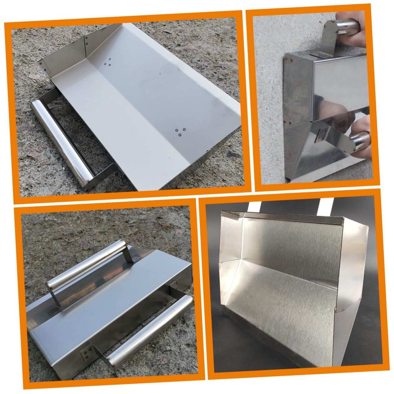 DOITOOL Strumento Professionale in Acciaio Inox Per Finitura Intonaco e Rasatura Pareti Interne Cazzuola Versatile Per Stucco Muro Pronto e Rasante Muri Esterni Per Riparazioni Murali Prec