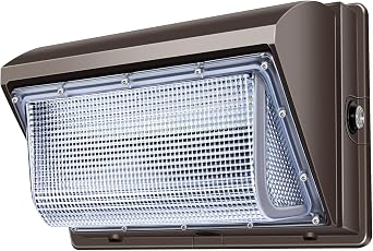 ledmo LED Wall Pack Light Size Update Dusk to Dawn Lighting 120W Outdoor Security Flood Lighting 5000K Commercial and Industrial Fixture for Buildings,Warehouses, Parking Lots,Yard