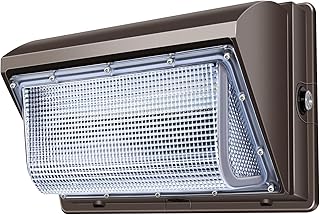 ledmo LED Wall Pack Light Size Update Dusk to Dawn Lighting 120W Outdoor Security Flood Lighting 5000K Commercial and Industrial Fixture for Buildings,Warehouses, Parking Lots,Yard