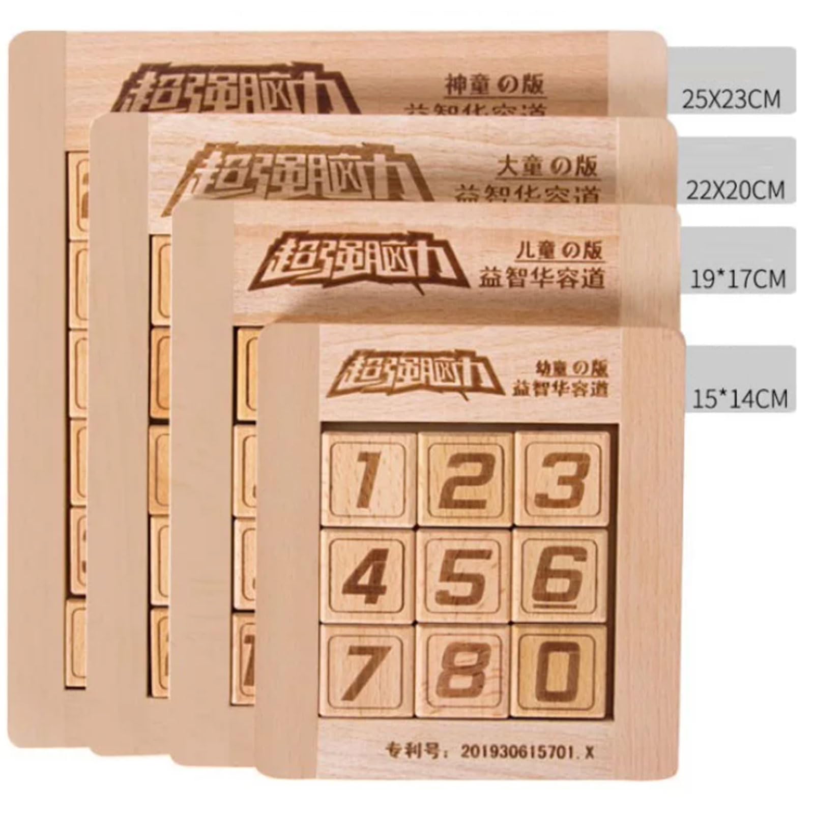 Gioco di Intelligenza Montessori in Legno con Scivolo dei Numeri | Giocattolo educativo l'apprendimento della matematica, gioco educativo l'allenamento pensiero logico, giocattolo puzzle
