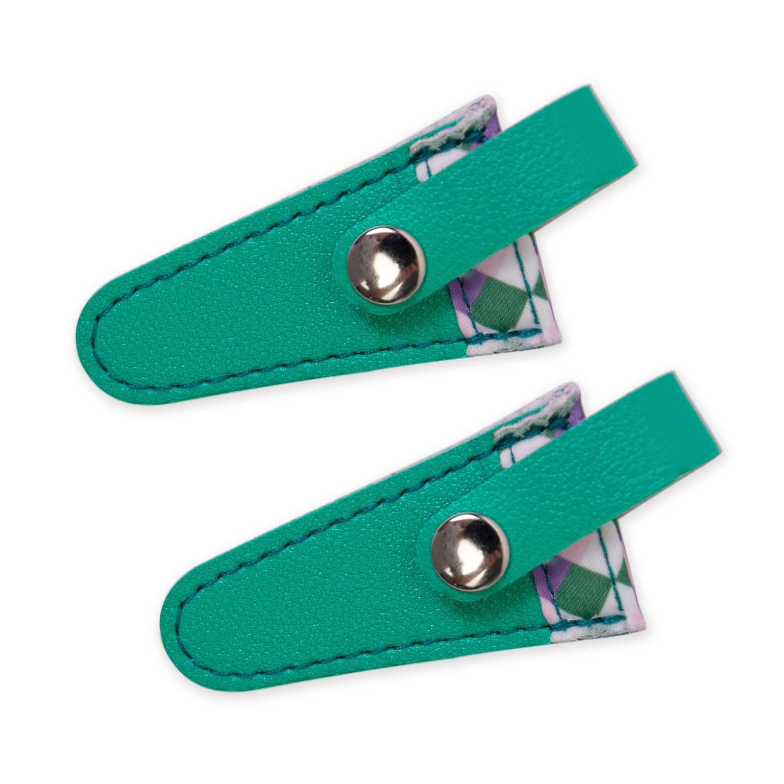 Buxuaaaa Light Green 2 Pcs Embroidery Scissors Covers Portable Scissors Protective Covers Portable Trimming Tool