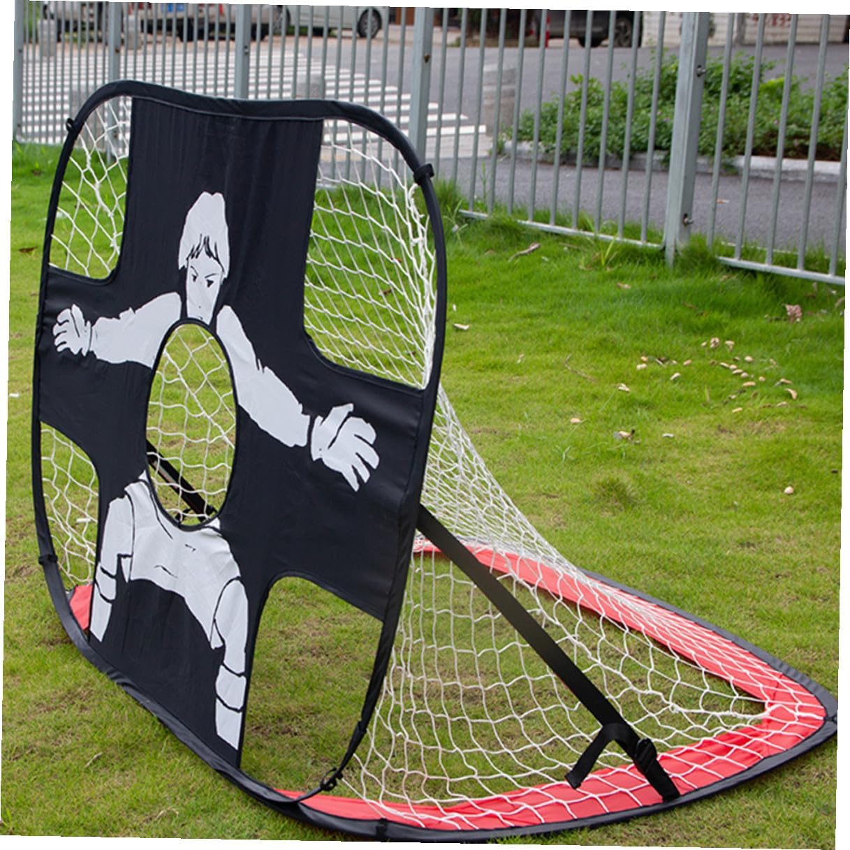 VICASKY Portable Soccer Goal Set Soccer Gate Foldable Outdoor Football Goal Frame for Backyard Practice and Training