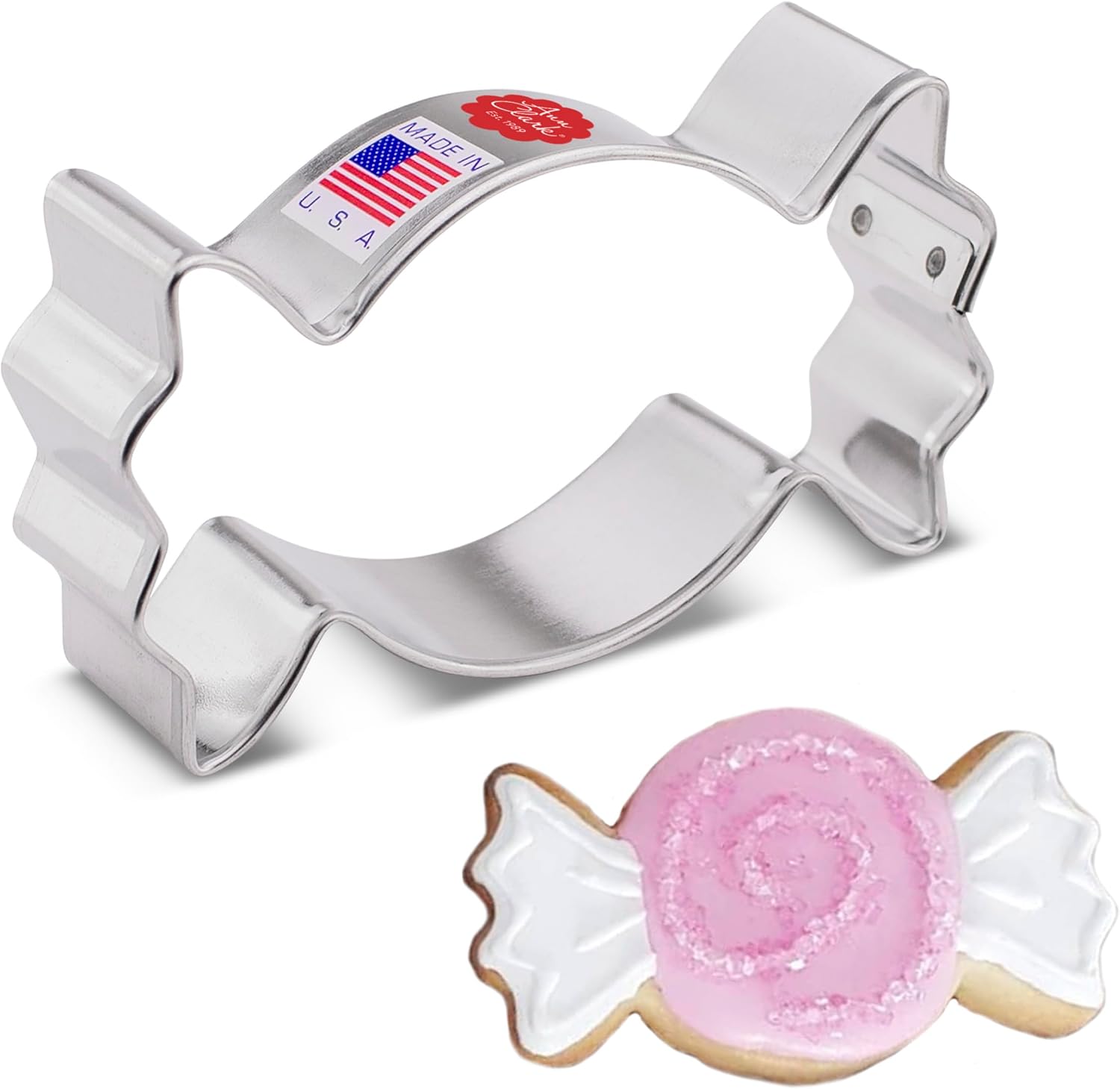 Ann Clark Halloween Candy Cookie Cutter, 3-3/4” Made in USA