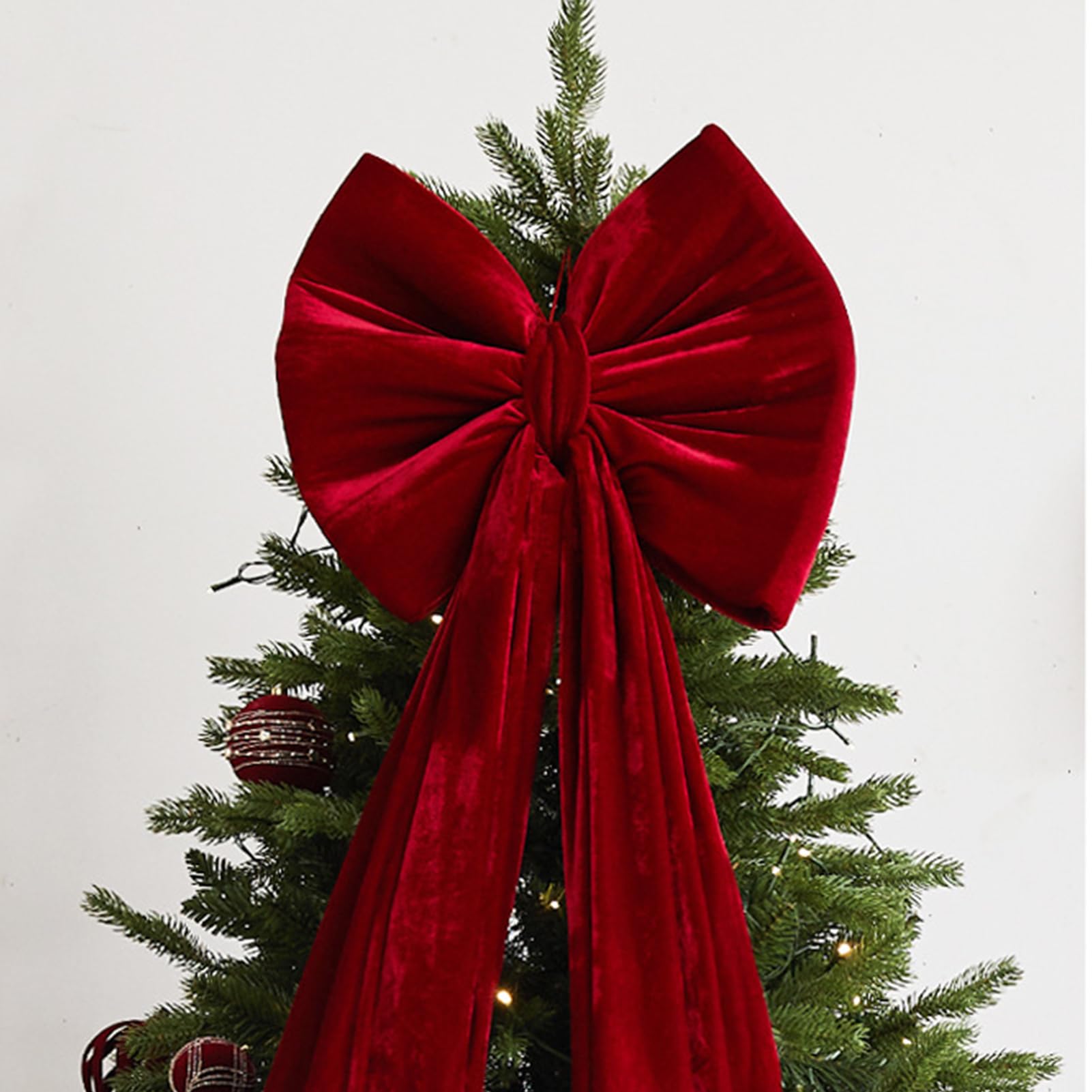 Fiocchi In Velluto Per Albero Di Natale 180 Cm Grande Velluto Per Festività