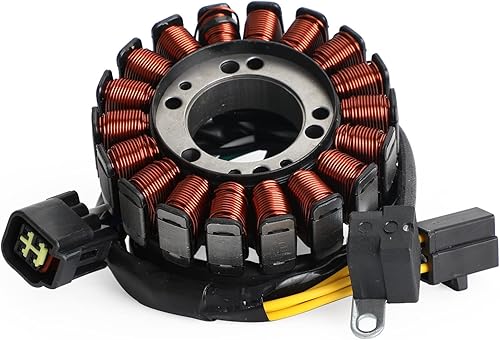 Miniatura 5 de Estator de bobina Magneto + regulador de voltaje + junta de montaje para Suzuki DRZ400 DR-Z400 2000-2004, para Suzuki DRZ400 DR-Z400SM 2005 2006