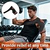 1Pcs Shoulder Support Brace for Men and Women,Adjustable Shoulder Brace Compression Sleeve,Rotator Cuff Shoulder Support Brace for Pain ReliefJoint DislocationInjury(L/XL Orange)