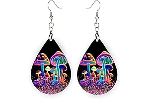 Psychedelic Mushroom Earrings: Wearable Art for Nature Lovers