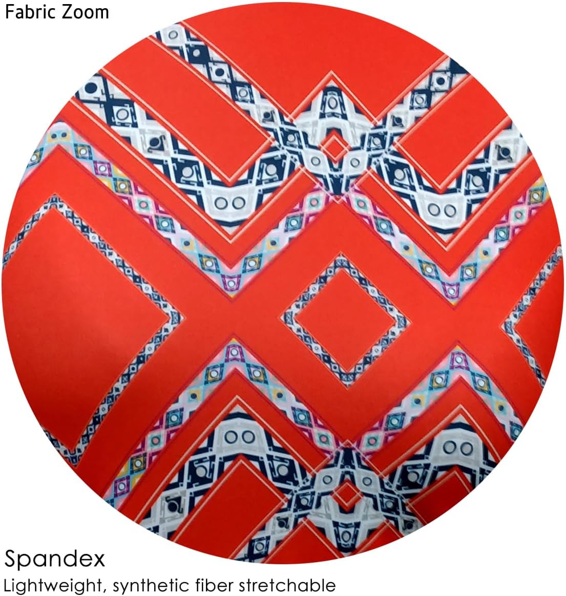 Plus Size Womens Swimsuit Orange Print Two-Piece Babydoll Swimdress