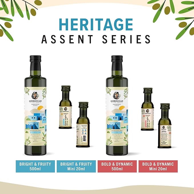 MOROCCAN OLIVE GROVE Aceite de Oliva Extra Virgen, 2 Pack x 500 ml miniatura 5