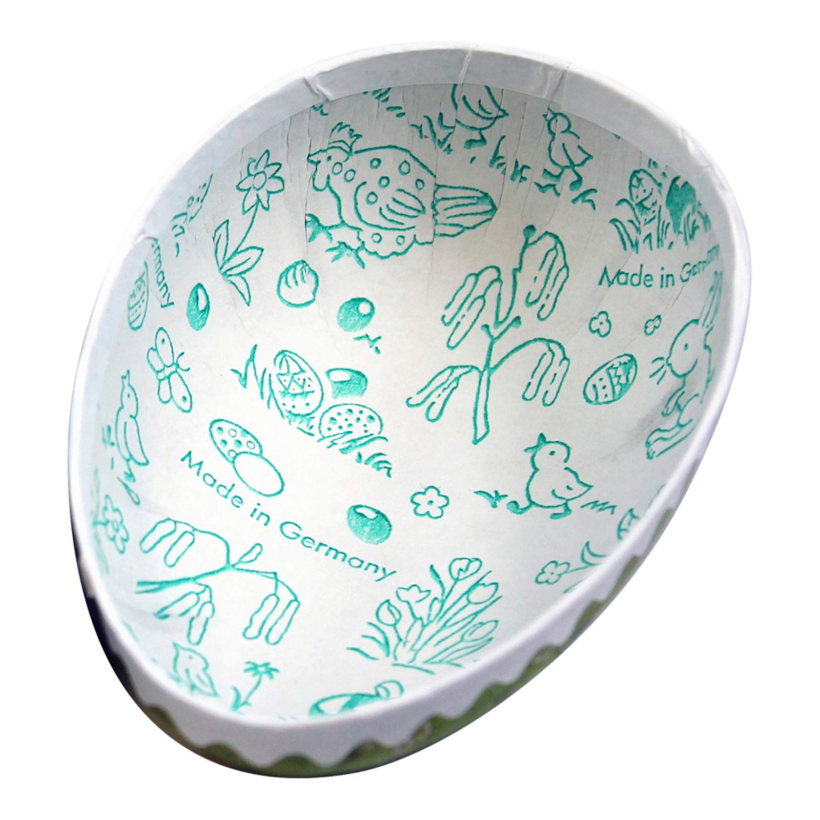 6er Set Bilderostereier zum Befüllen Motiv Holly Pond Hill 18 cm Pappei zum Befüllen, Ostereier zum Befüllen