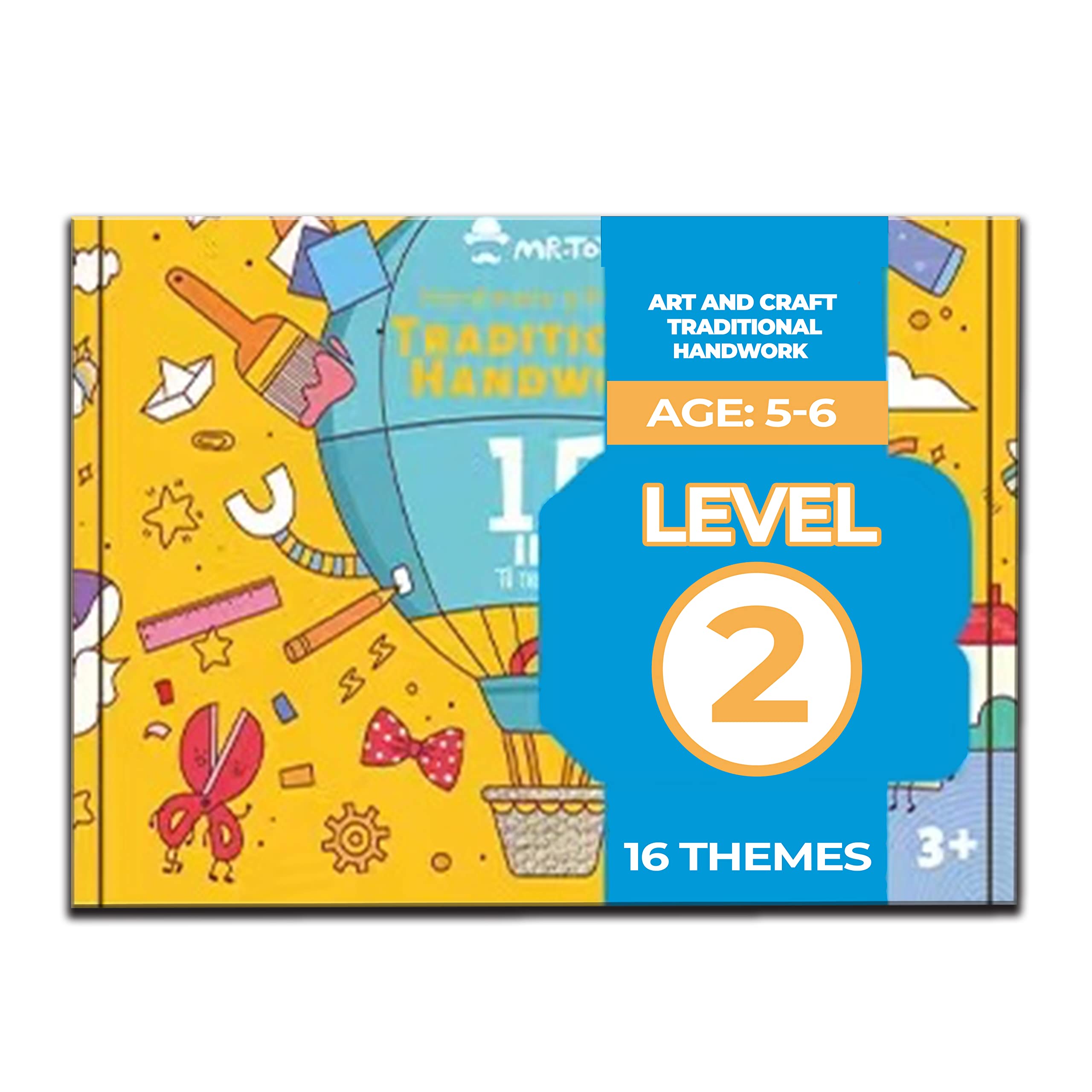 FriGGGi 16 in 1 Handmade Gift Box - DIY Crafting Activity Toys for Boys & Girls - Educational Kids Crafting Kits - Artistic Creation - Fun Learning Handicrafts (Level 2- Advance)