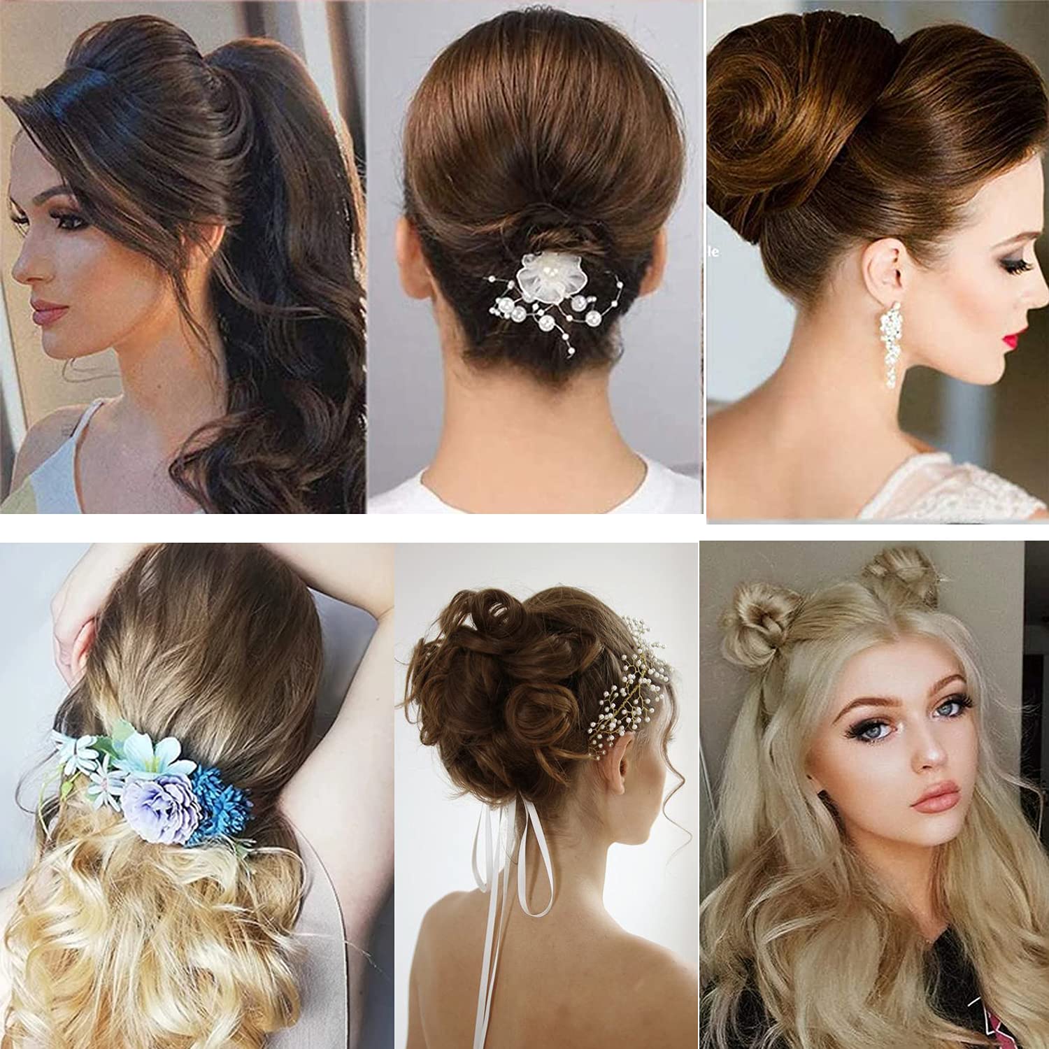 Laicky Horquillas, 200 unidades pasadores de pelo horquillas con caja para mujeres dama niñas niñospasador de pelo Invisible Ola para el cabello Accesorios para el cabello a granel (Rubio,5CM)