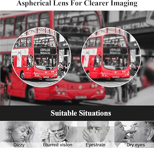 Miniatura 9 de ZENNI - Gafas de lectura con bloqueo de luz azul para mujer con marco de ojo de gato gafas de luz TR90