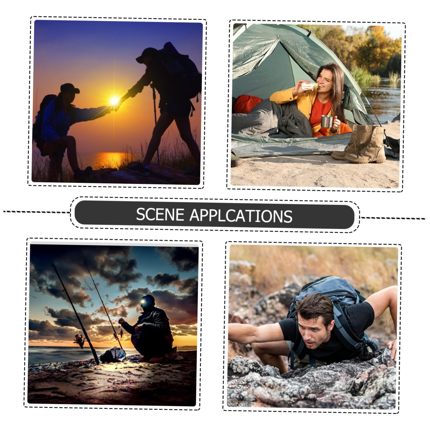 balacoo Retro Kerosene Lamp Bag for Camping Lanterns Large Opening Canvas Buckle Design