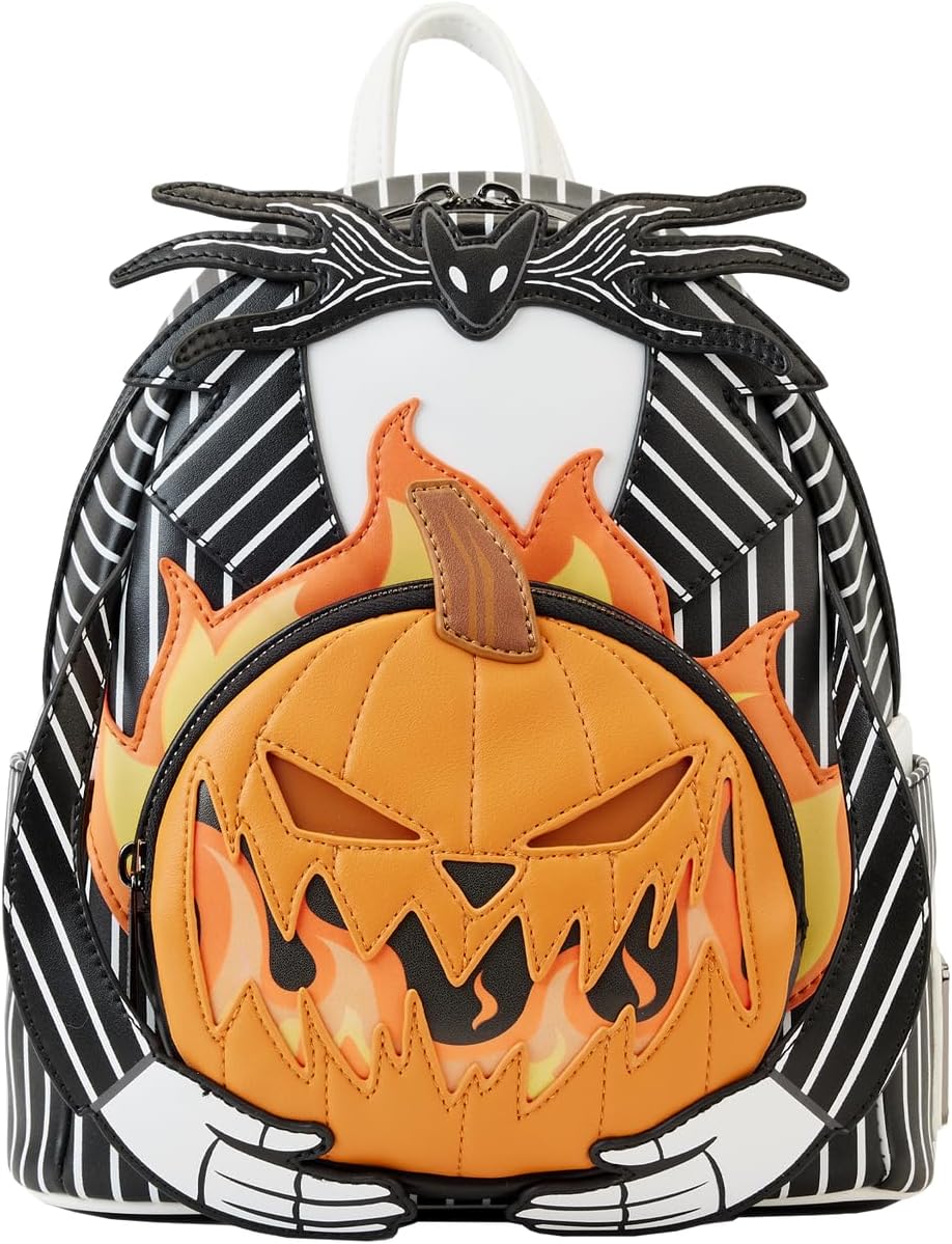 Loungefly Disney Nightmare Before Christmas Jack Pumpkin Head Mini Backpack