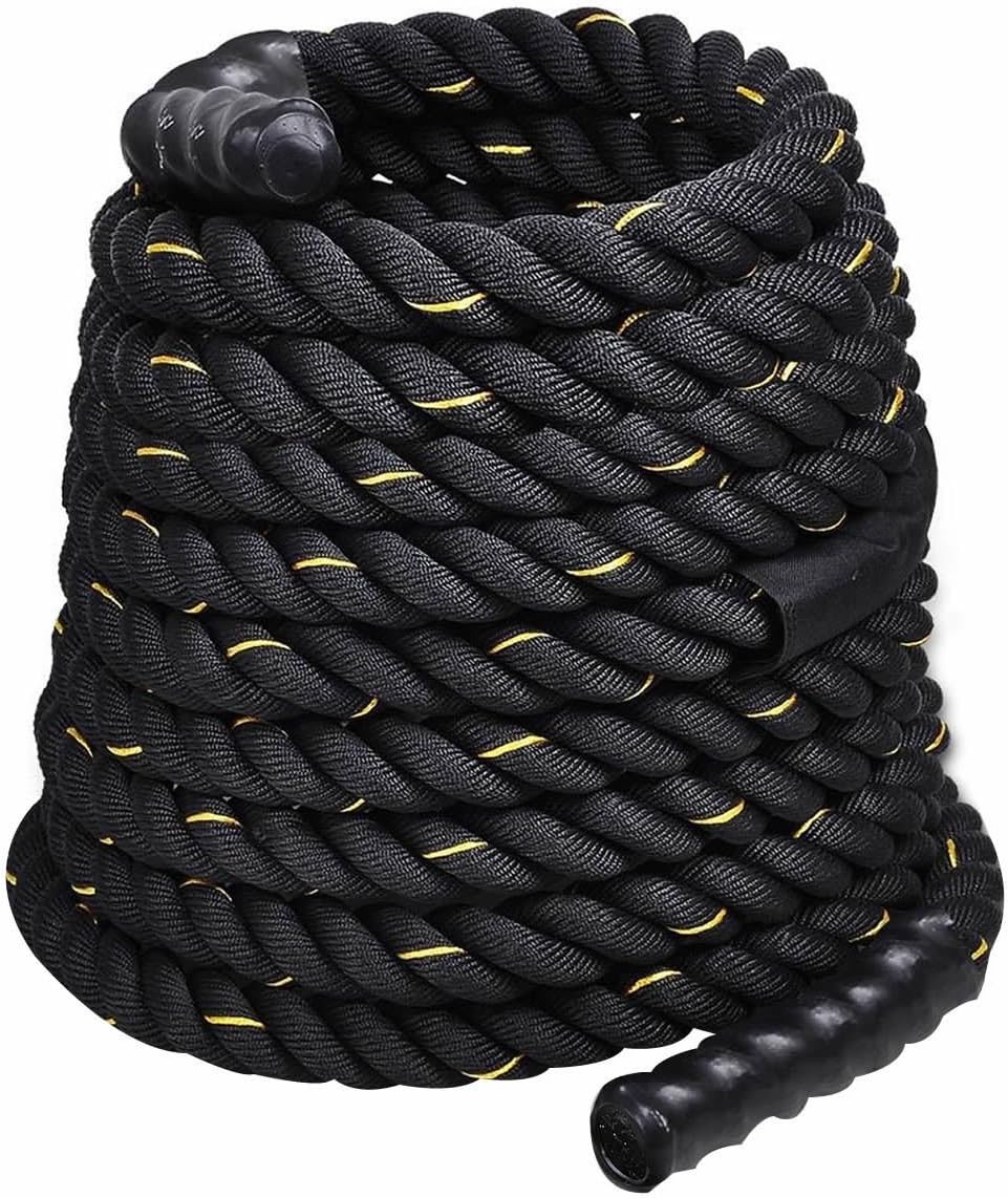 Comie Poly Dacron 30ft/40ft/50ft Length Battle Rope Exercise Workout Strength Training Undulation