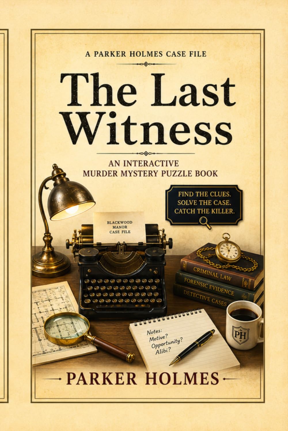 The Last Witness: An Interactive Murder Mystery Puzzle Book