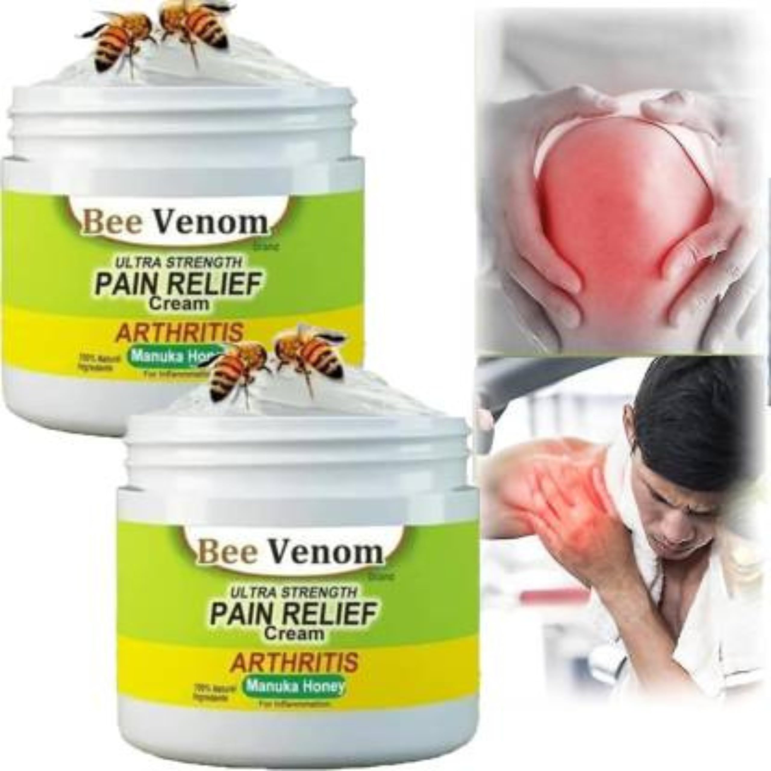 LOOTZOO Bee Venom Joint And Bone Therapy Cream Pack of 2 | Bee Venom Pain Relief Cream (100g Each) (B0D9TKB24Z) Amazon Price History, Amazon Price Tracker