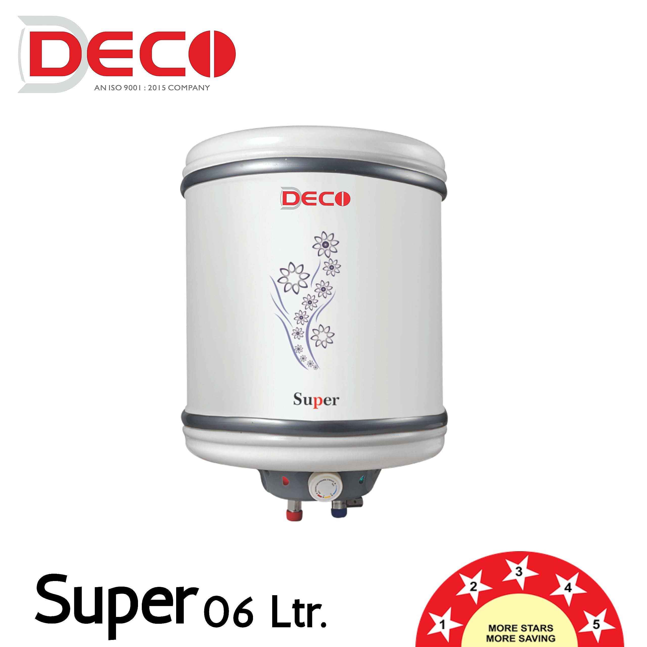 Buy DECO Super Storage Water Heater | Stainless Steel (S.S.) Tank | 5 Star  Rated | 5 Years Warranty on Tank | 2 Years Warranty on Product | Advance  PUF Insulation (10,