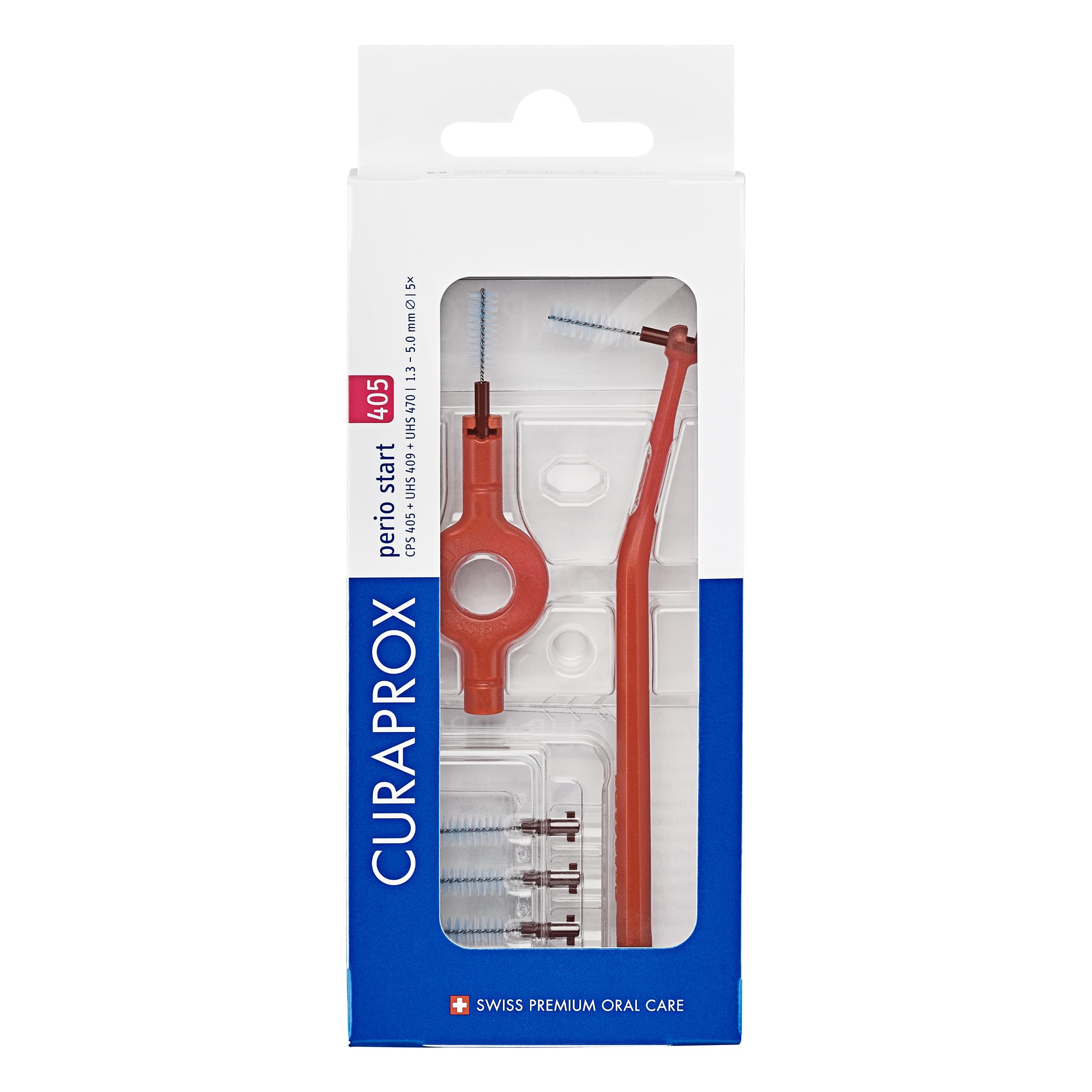 Curaprox Interdental Brush Set CPS Perio Start - for Larger Gaps & Gum Care, Pink, CPS 405 Perio Start