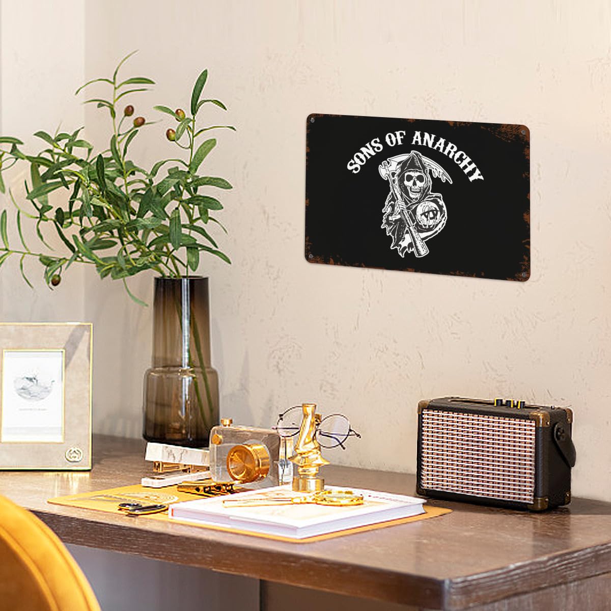 Amazon.co.jp: ブリキ看板 Sons of Anarchy サンズ・オブ・アナーキー