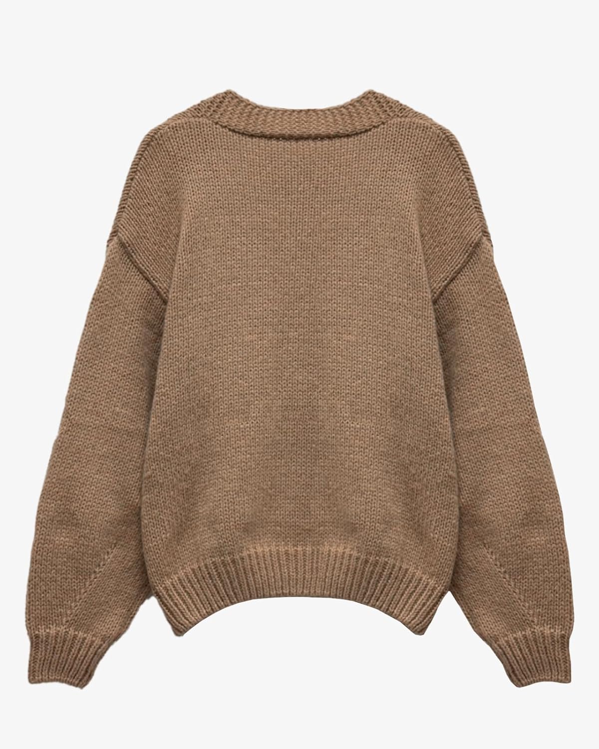 Migratory Bird Guide Cardigan Sweaters for Women Long Sleeve V-Neck Button Knit 3D Cherry Y2k Surcoat - Image 4